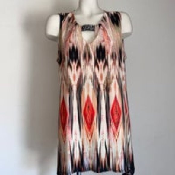 Tops - Alfani tunic printed top Medium NWT